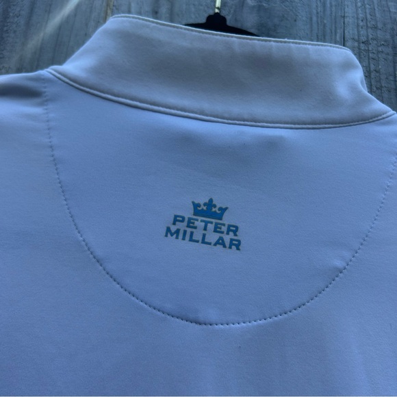 Peter millar pine needles Quarter-Zip golf jacket size XL in woman’s fall cozy - Picture 9 of 15